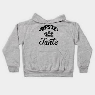 Beste Tante (Black( Kids Hoodie